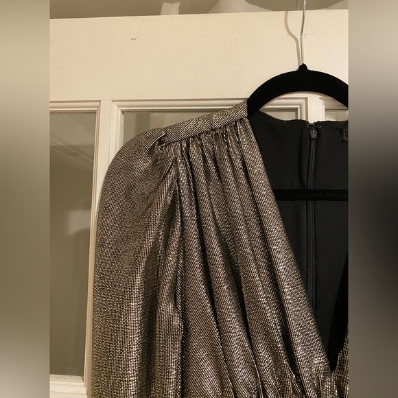 BGBG size small long sleeve gold dress - Picture 2 of 8